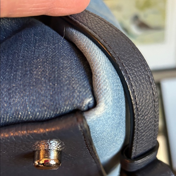 Coach Denim Blue Tote Bag - Picture 9 of 16